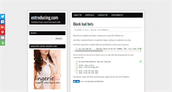 Desktop Screenshot of entroducing.com